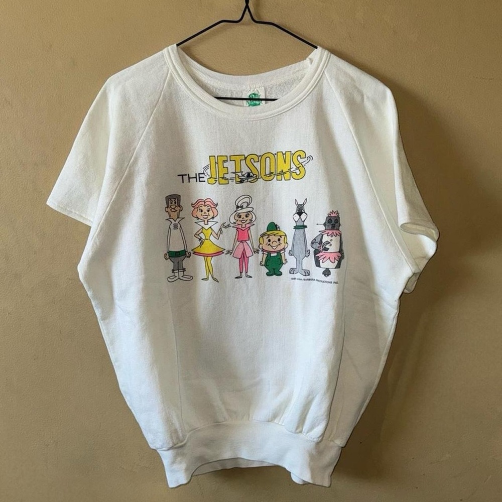 Vintage 1986 The Jetsons ‘2nd Nature’ Hanna Barbera Short Sleeve Sweater Shirt